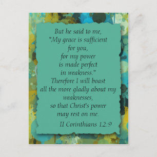 Tarjeta postal cristiana inspiradora de la gracia