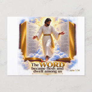 Tarjeta Postal Cristiana Inspiradora - La Palabra