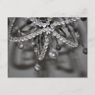 Tarjeta postal Crystal and Bead Chandelier