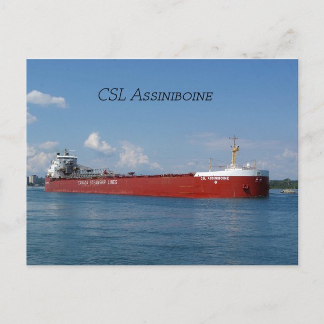 Tarjeta postal CSL Assiniboine (Anverso)