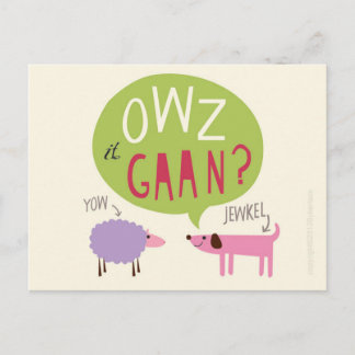 Tarjeta postal Cumbrian Owz It Gaan