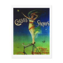 Tarjeta postal Cycles Sirius