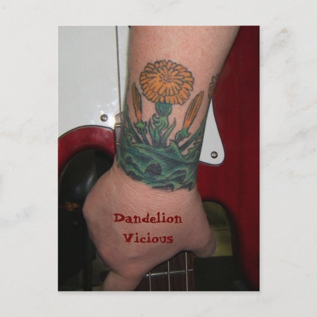Tarjeta postal Dandelion Vicious (Anverso)