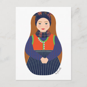 Tarjeta postal Dane, Rømø Matryoshka