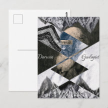 Tarjeta postal Darwin fue un geólogo