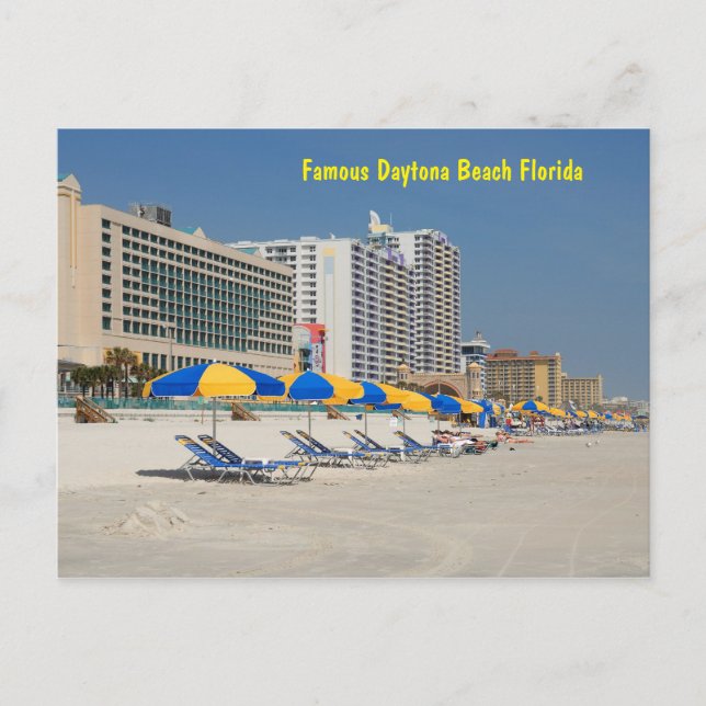 Tarjeta postal Daytona Beach Florida (Anverso)