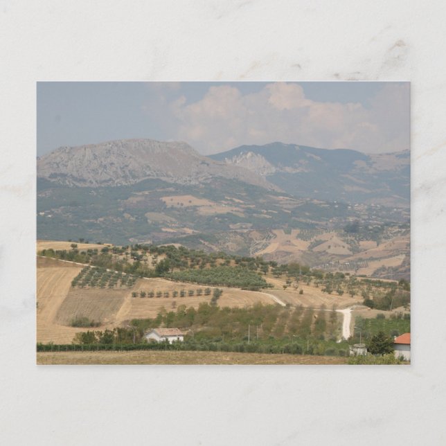 Tarjeta postal de Abruzos (Anverso)