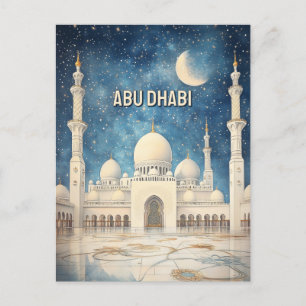 Tarjeta postal de Abu Dhabi Emiratos Árabes Unidos