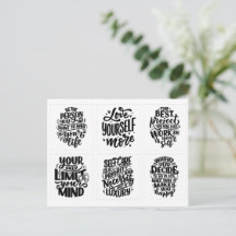 TARJETA POSTAL DE AFFIRMACIÓN