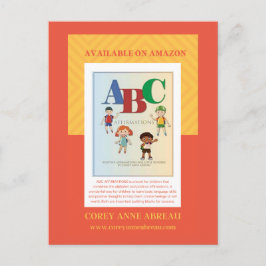 TARJETA POSTAL DE AFIRMACIONES ABC