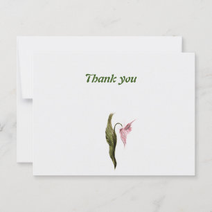 tarjeta postal de agradecimiento 