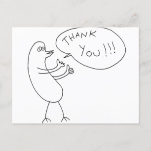 Tarjeta postal de agradecimiento!!!