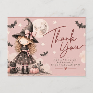 Tarjeta postal de agradecimiento de cumpleaños de