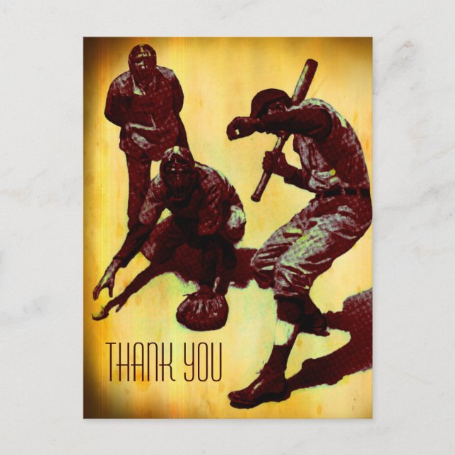 Tarjeta postal de agradecimiento de jugadores de b (Anverso)