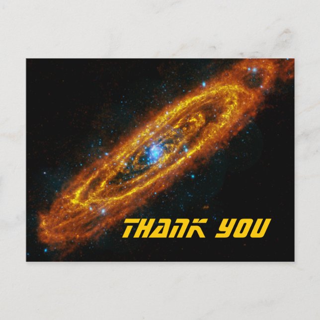 Tarjeta postal de agradecimiento de las estrellas  (Anverso)