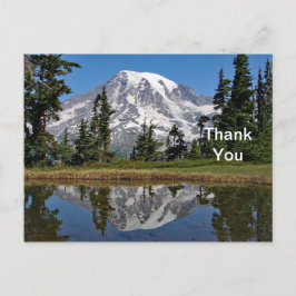 Tarjeta postal de agradecimiento de Monte Rainier 