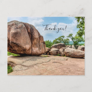 Tarjeta postal de agradecimiento del Parque Estata