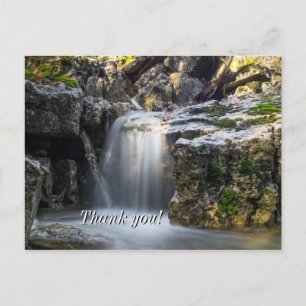 Tarjeta postal de agradecimiento Serenity Spa Fall