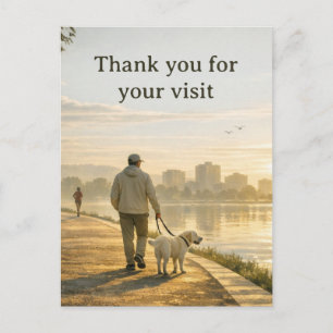 Tarjeta postal de agradecimiento veterinario – Dis
