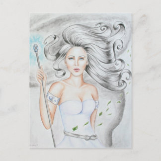 Tarjeta postal de Air Goddess