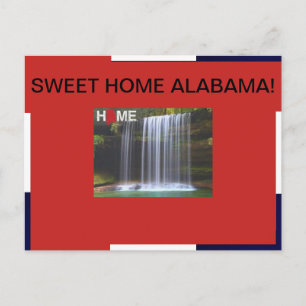 TARJETA POSTAL DE ALABAMA HOME SWEET