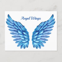 Tarjeta Postal de Alas de Ángel