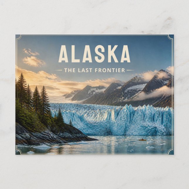 Tarjeta postal de Alaska (Anverso)