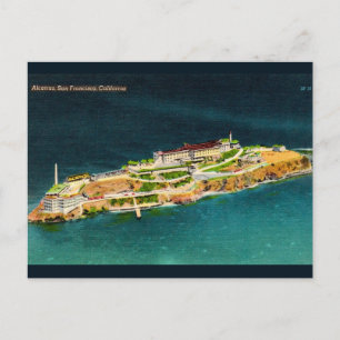 Tarjeta postal de Alcatraz San Francisco