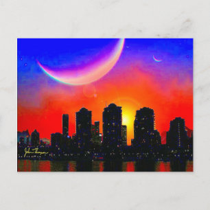 Tarjeta postal de Alien City