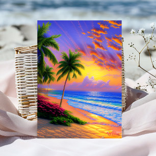 Tarjeta postal de Aloha hawaiano