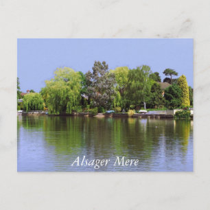 Tarjeta postal de Alsager Mere
