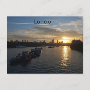 Tarjeta postal de amanecer en Londres
