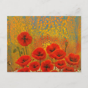 Tarjeta Postal de Amapola