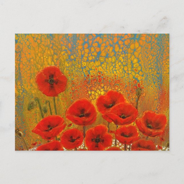 Tarjeta Postal de Amapola (Anverso)