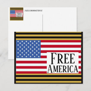 Tarjeta postal de América libre