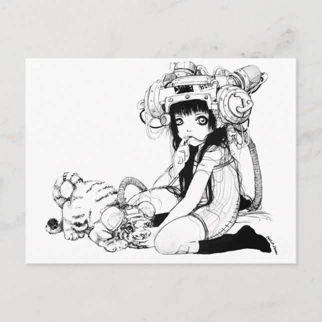 Tarjeta postal de amigos simbióticos (Anverso)