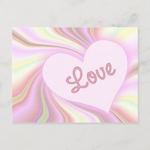 Tarjeta postal de amor