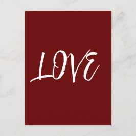 Tarjeta postal de amor