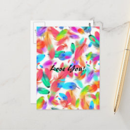 Tarjeta postal de amor