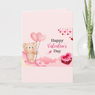 Tarjeta postal de amor con corazón rojo elegante p
