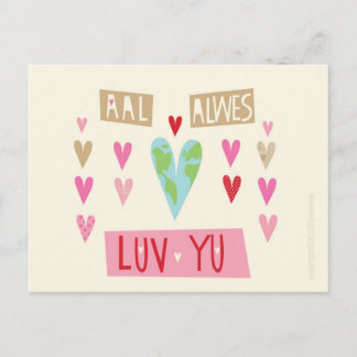 Tarjeta postal de amor de Noruega