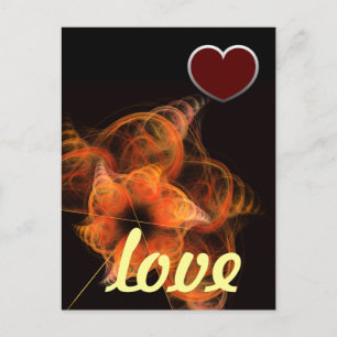 Tarjeta postal de amor Lightworks