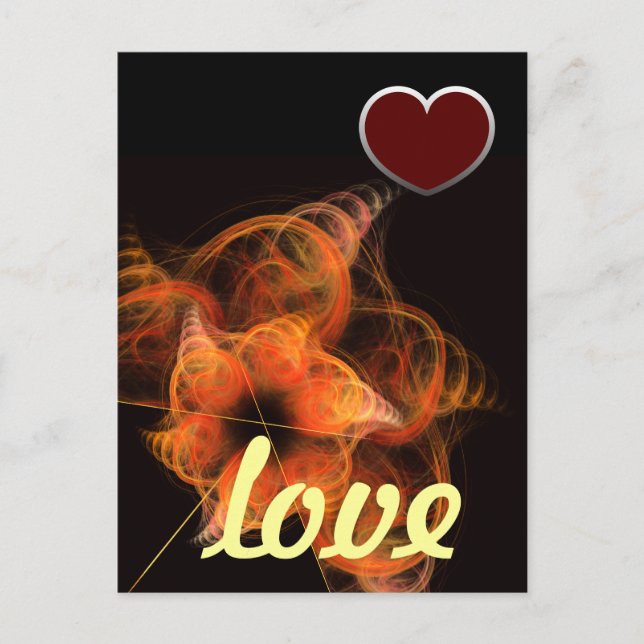 Tarjeta postal de amor Lightworks (Anverso)