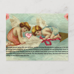 Tarjeta postal de amor para siempre