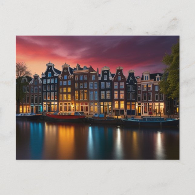 TARJETA POSTAL DE AMSTERDAM (Anverso)
