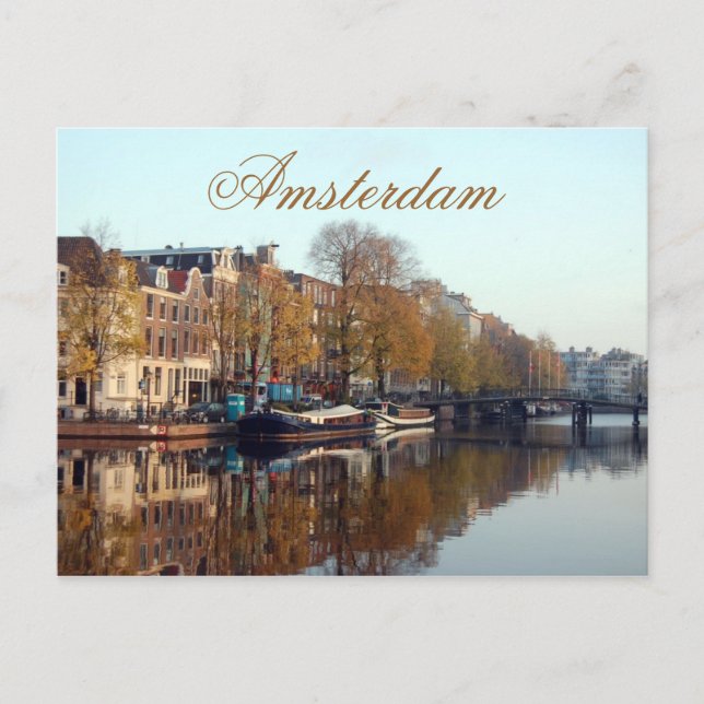 Tarjeta postal de Amsterdam (Anverso)