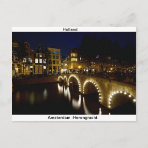 Tarjeta postal de Amsterdam-Holanda
