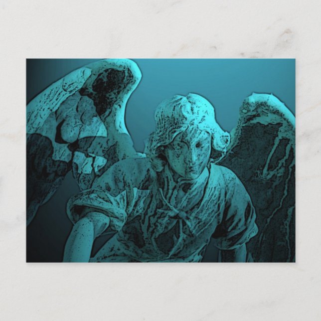 Tarjeta postal de Ángel de Guardian (Anverso)