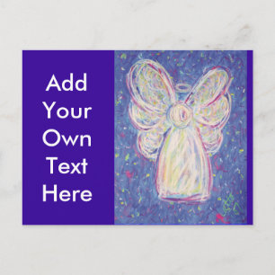 Tarjeta postal de Angel de Noche Estelar