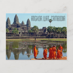 Tarjeta postal de Angkor Wat Camboya